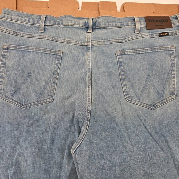 Wrangler Mens Relaxed-Fit Bootcut Jeans Denim Blue Size 44 x 32 112326188 - Picture 3 of 11